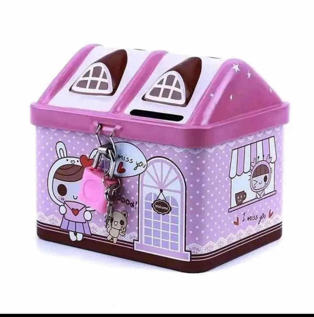 🏠💰 Creative Metal Piggy Bank –