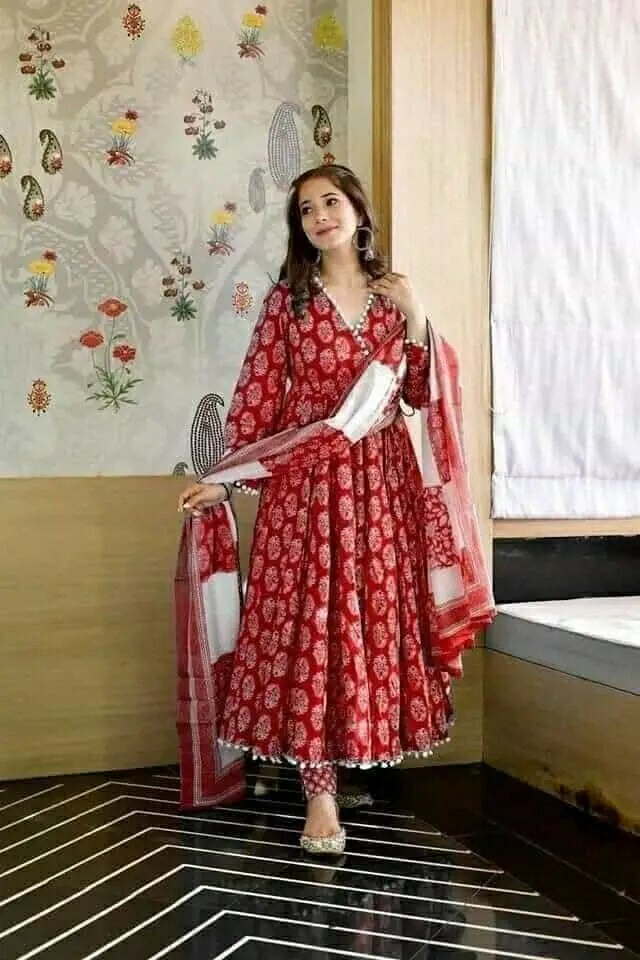 ✨আনারকলি থ্রি পিস (3 Pcs Set)✨